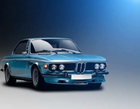 BMW 3.0 CSL illustrations